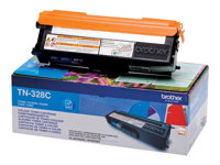 Brother TN328C - Cyan - original - tonerpatron - for Brother DCP-9270CDN, HL-4570CDW, HL-4570CDWT, MFC-9970CDW TN328C