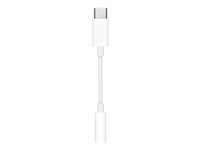 Apple USB-C to 3.5 mm Headphone Jack Adapter - USB-C til hodetelefons-jakkadapter - 24 pin USB-C hann til mini-phone stereo 3.5 mm hunn MU7E2ZM/A