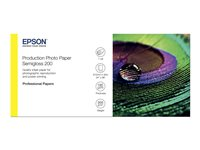 Epson Production - Polyetylen (PE) - halvblank - mikroporøs - 200 mikroner - Rull (60,96 cm x 30 m) - 200 g/m² - 1 rull(er) fotopapir - for SureColor P10000, P20000, SC-P10000, P20000, P6000, P7000, P7500, P8000, P9000, T7200 C13S450376
