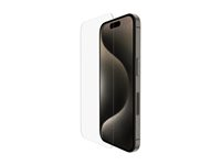 Belkin ScreenForce Pro - Skjermbeskyttelse for mobiltelefon - glass - for Apple iPhone 15 Pro SFA101EC