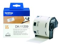 Brother DK-11209 - Svart på hvitt - 800) adresselapper - for Brother QL-1050, 1060, 1110, 500, 550, 560, 570, 580, 600, 650, 700, 710, 720, 820 DK11209