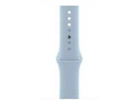 Apple - Bånd for smart armbåndsur - 45 mm - S/M-størrelse - lys blå MWMU3ZM/A