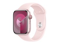 Apple - Bånd for smart armbåndsur - 45 mm - M/L (passer håndledd på 160 - 210 mm) - Lys lyserød MT3V3ZM/A