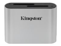 Kingston Workflow - Kortleser (SDHC UHS-I, SDXC UHS-I, SDHC UHS-II, SDHC UHS-II) - USB-C 3.2 Gen 1 WFS-SD