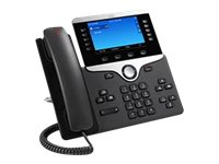 Cisco IP Phone 8841 - VoIP-telefon - SIP, RTCP, RTP, SRTP, SDP - 5 linjer - gjenfabrikert CP-8841-3PCC-K9-RF