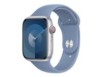 Apple - Bånd for smart armbåndsur - 45 mm - M/L (passer håndledd på 160 - 210 mm) - vinterblå MT443ZM/A